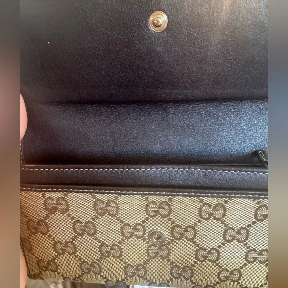 Gucci GG Monogram Canvas Lovely Heart Continental Bifold Wallet - Picture 8 of 16